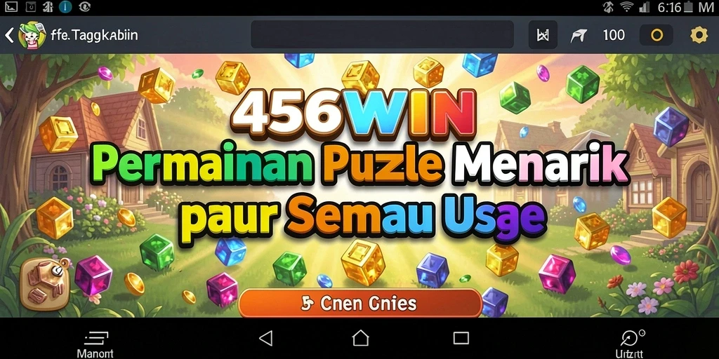 Tangkapan layar gameplay 456WIN menampilkan tantangan Puzzle yang menarik.