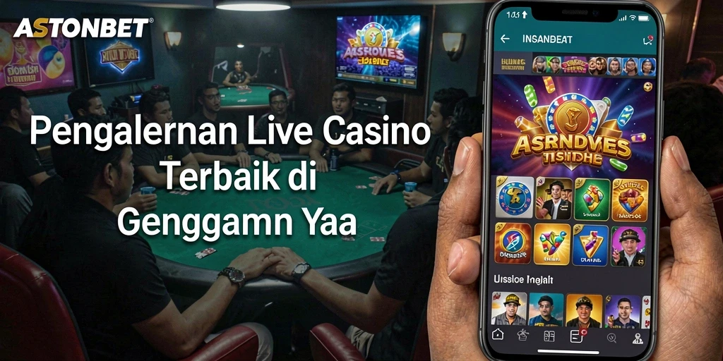 Screenshot gameplay Live Casino ASTONBET yang menarik dan mendebarkan.