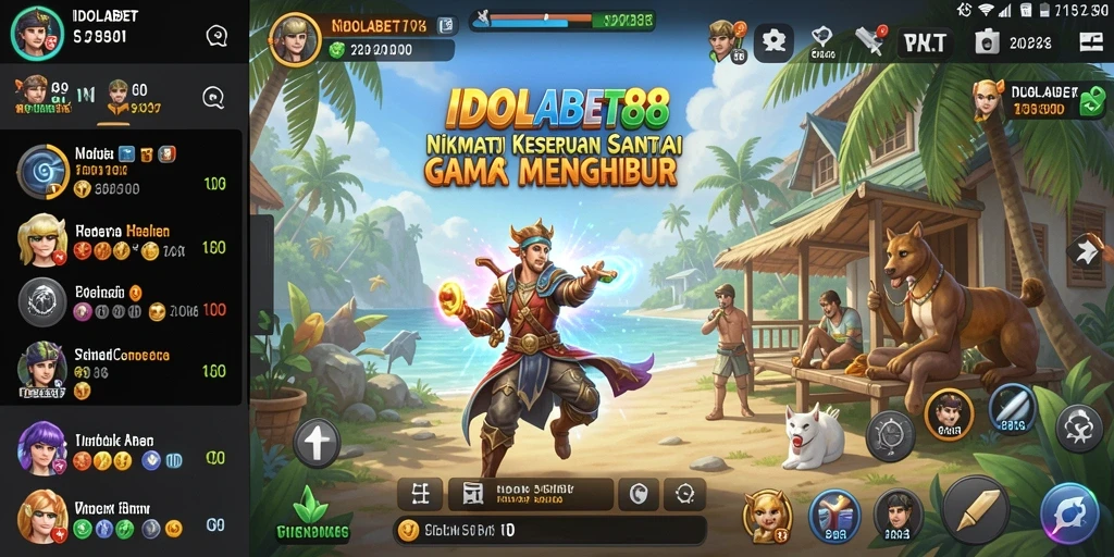 Screenshot gameplay IDOLABET88 yang menunjukkan keseruan bermain.