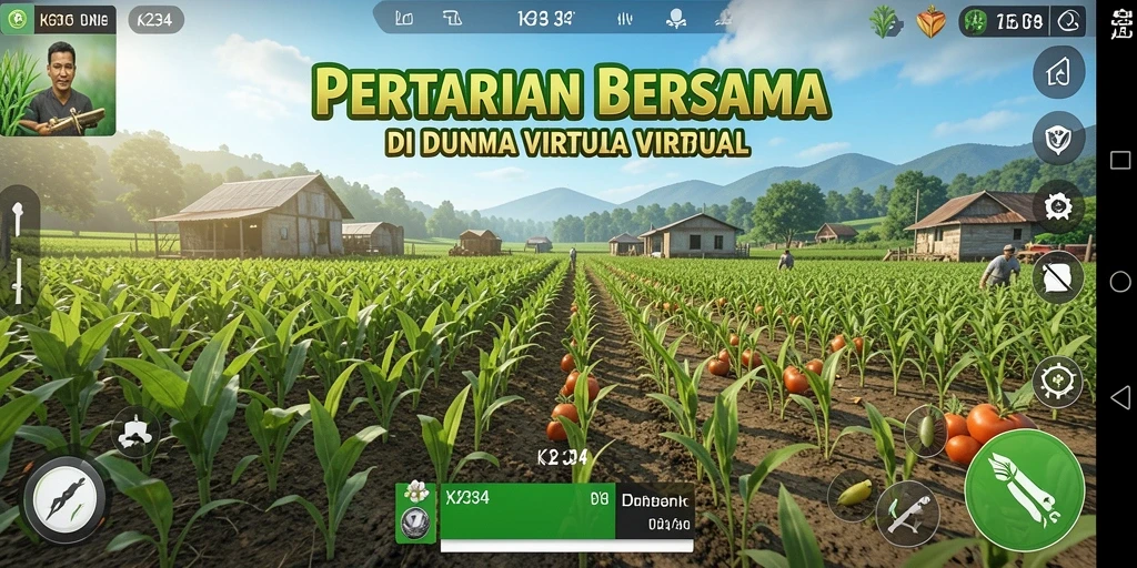Gambaran gameplay seru dan interaktif dalam dunia pertanian.