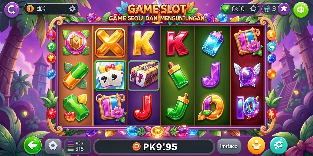 Tampilan gameplay Slot yang menampilkan fitur menarik.