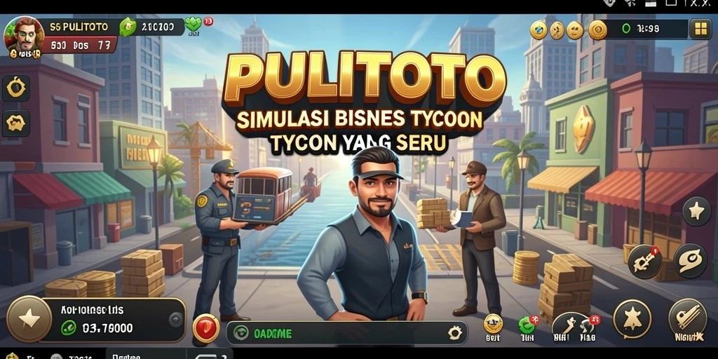 Screenshot gameplay PULITOTO menunjukkan strategi Tycoon yang menarik.
