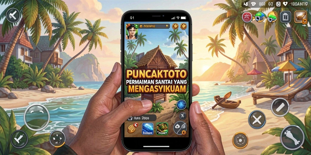 Screenshot gameplay PUNCAKTOTO yang seru dan penuh warna.
