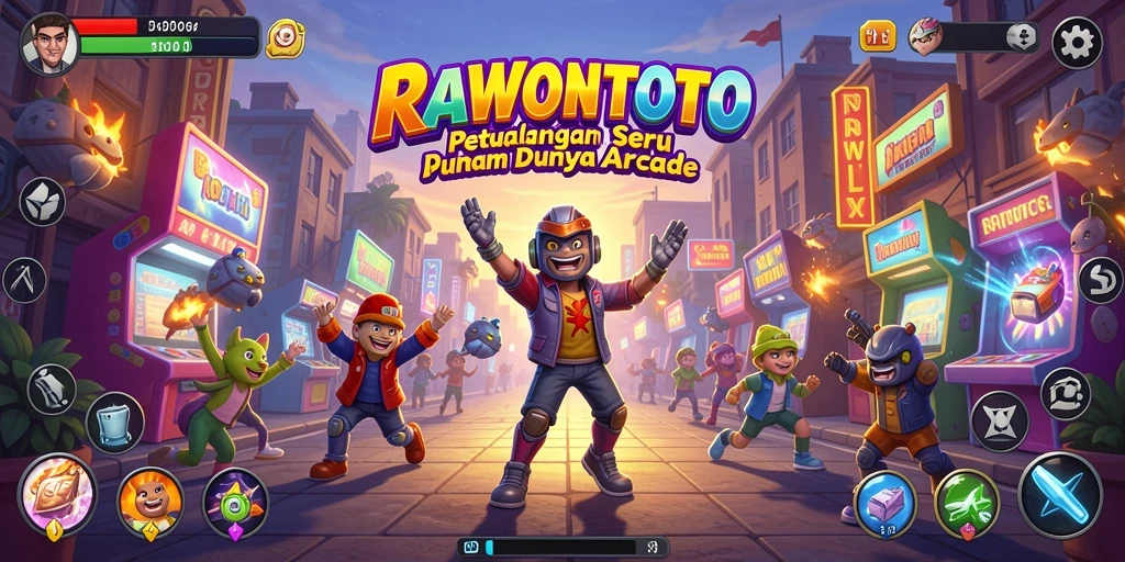 Tampilan gameplay menarik dari RAWONTOTO yang menantang dan menghibur.