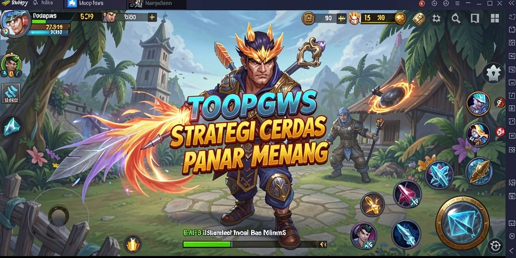 Screenshot TOOPGWS menampilkan gameplay strategi yang mendebarkan.