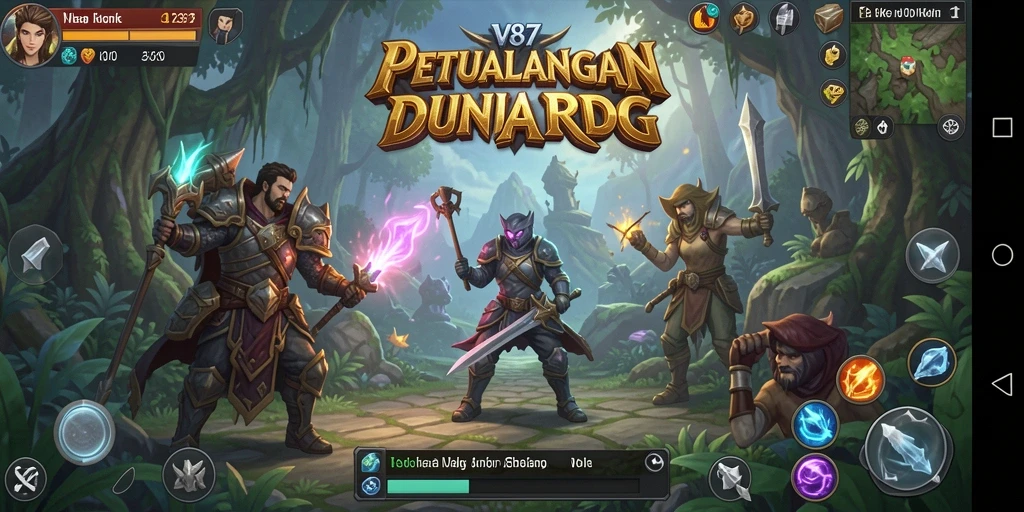 Tampilan gameplay RPG yang menarik dan imersif.